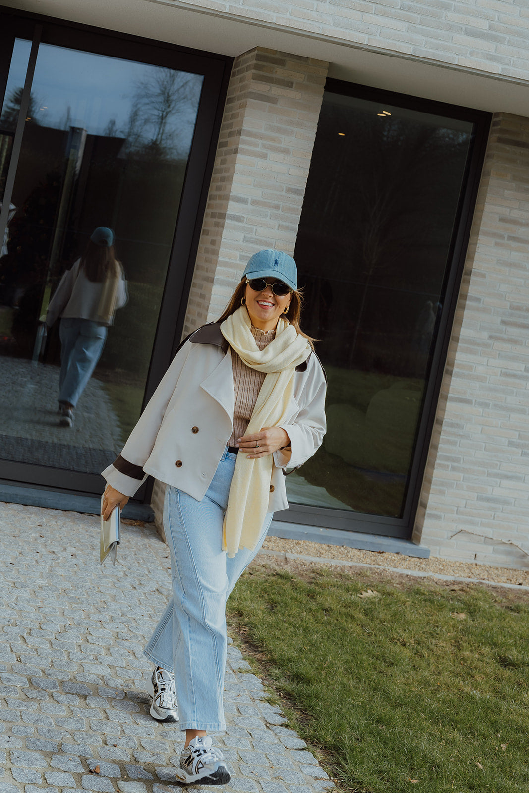 Elodie sjaal butter yellow