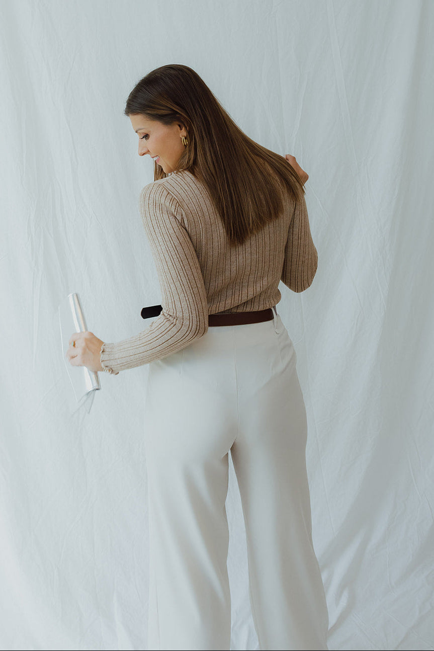 Nina pantalon crème
