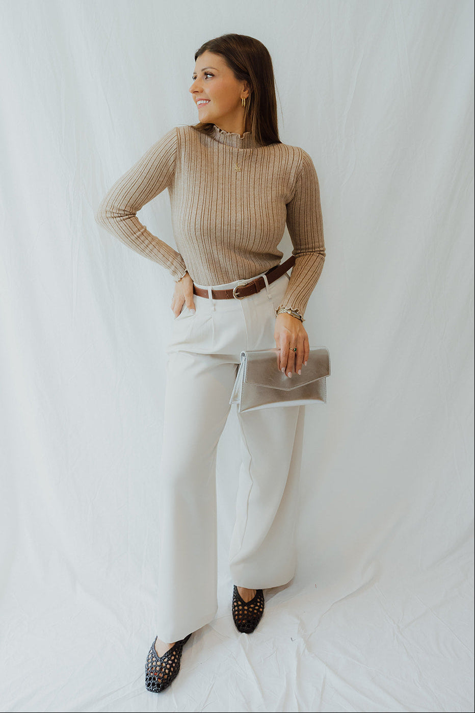 Nina pantalon crème