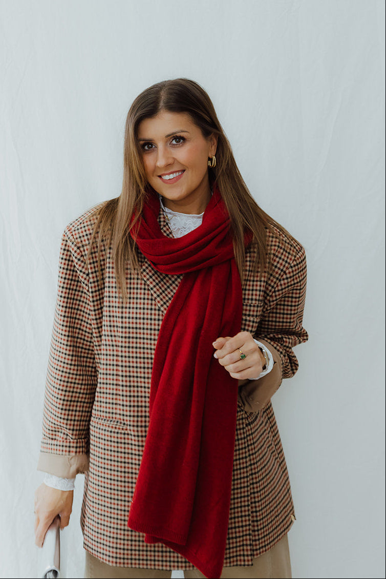 Josephine oversized blazer rood