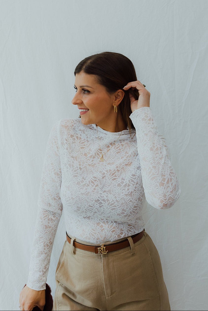 Leonie lace top