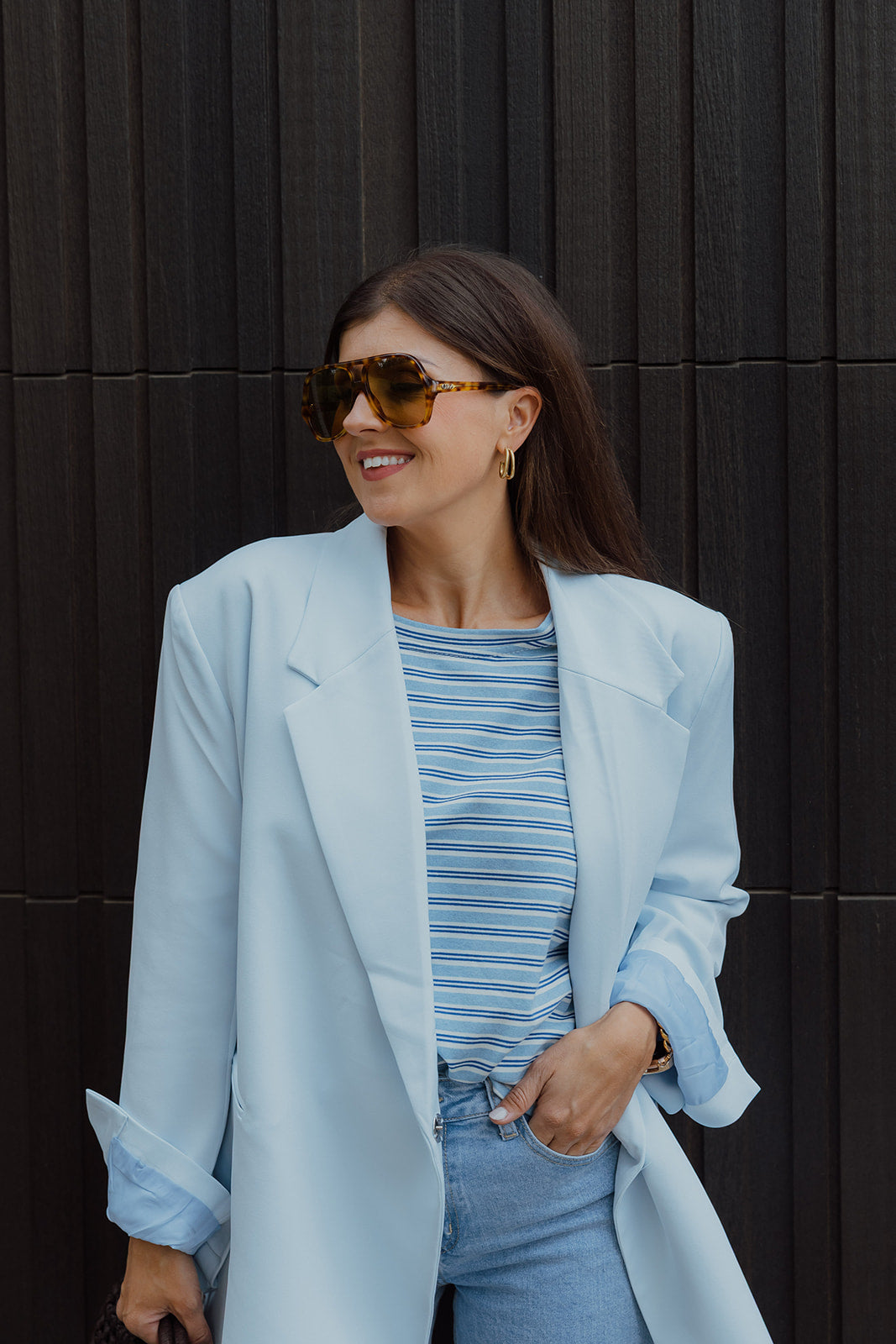 Louna t-shirt blauw