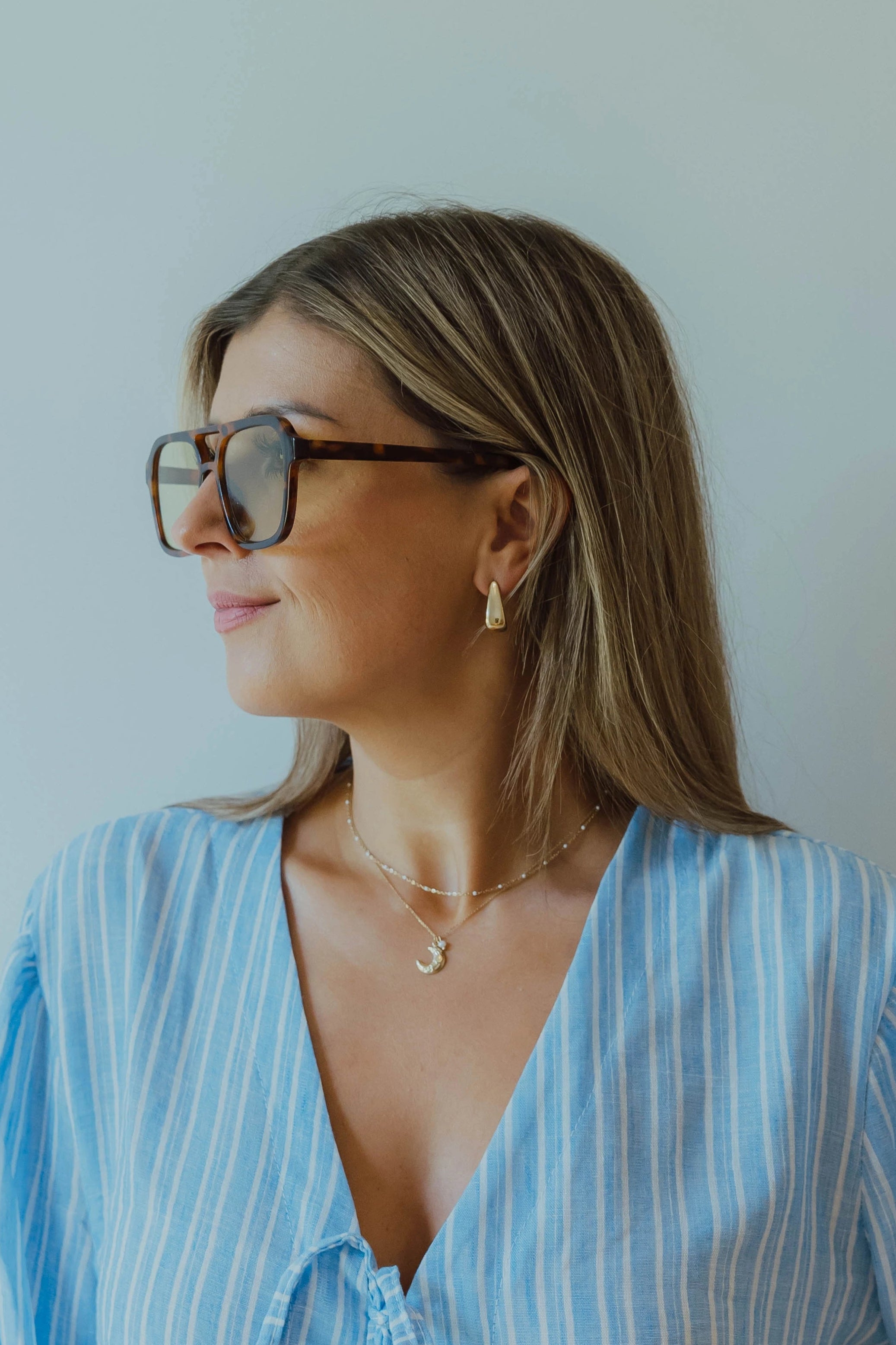 Gold-plated earrings
