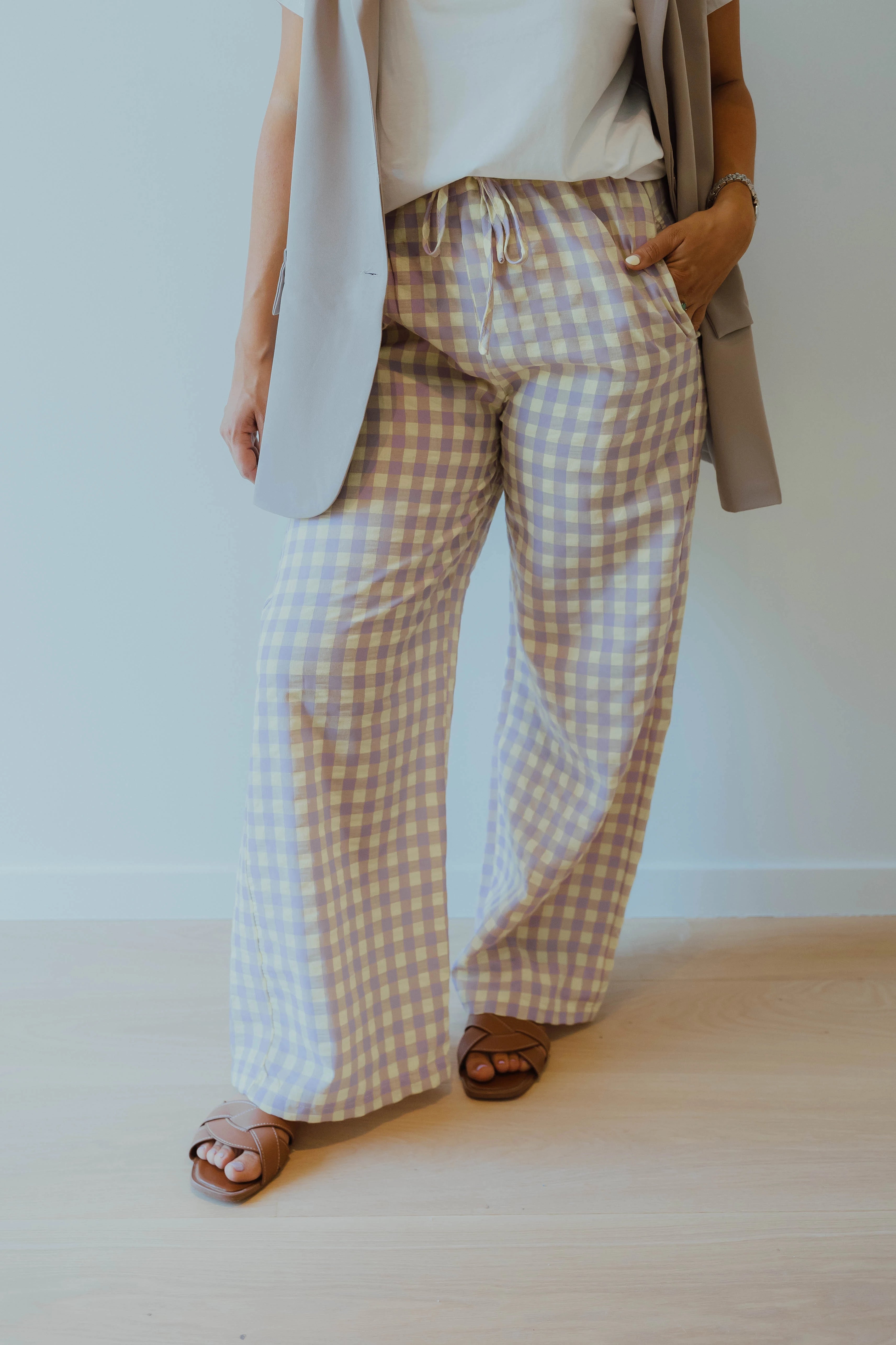 Vichy trousers