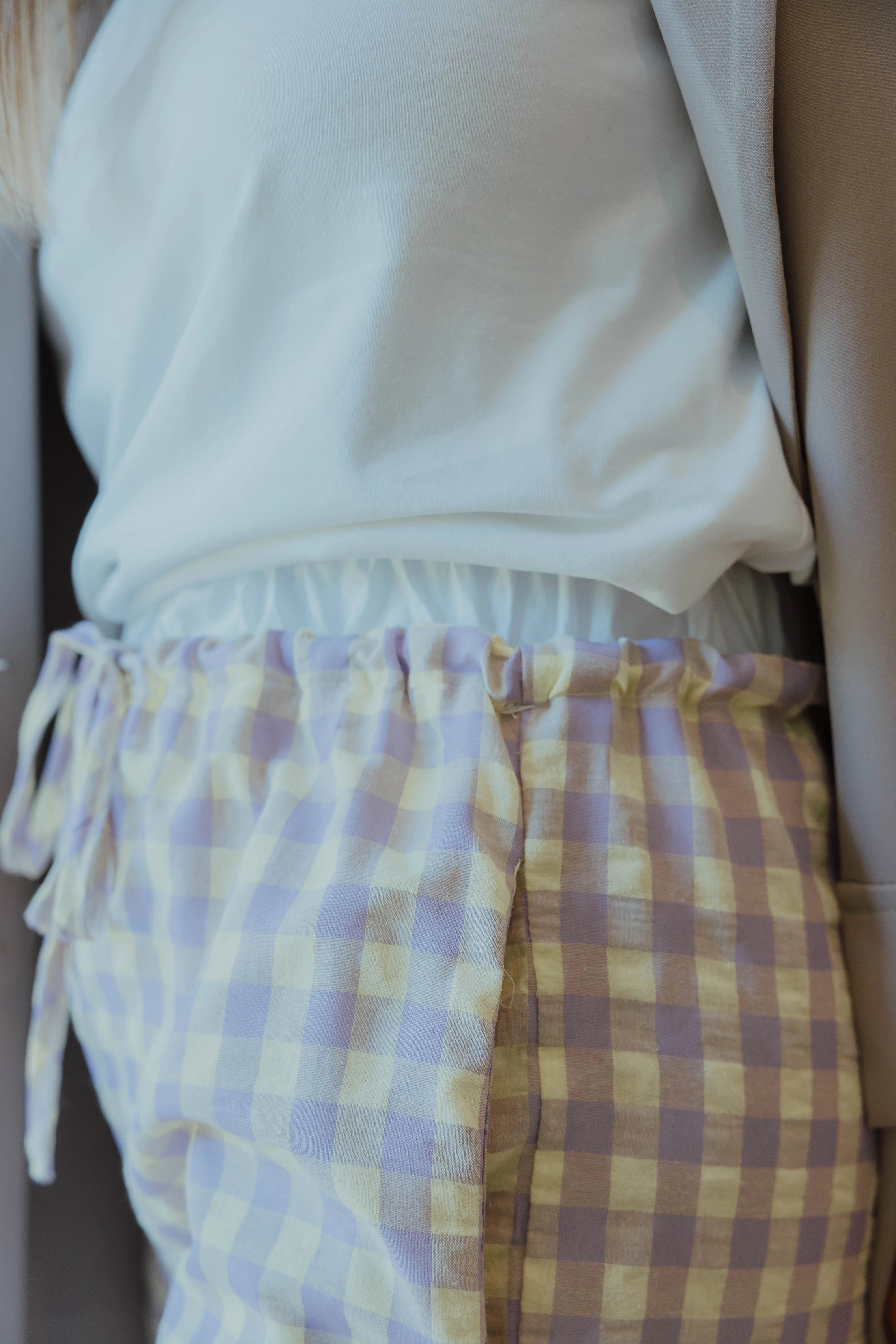 Vichy trousers