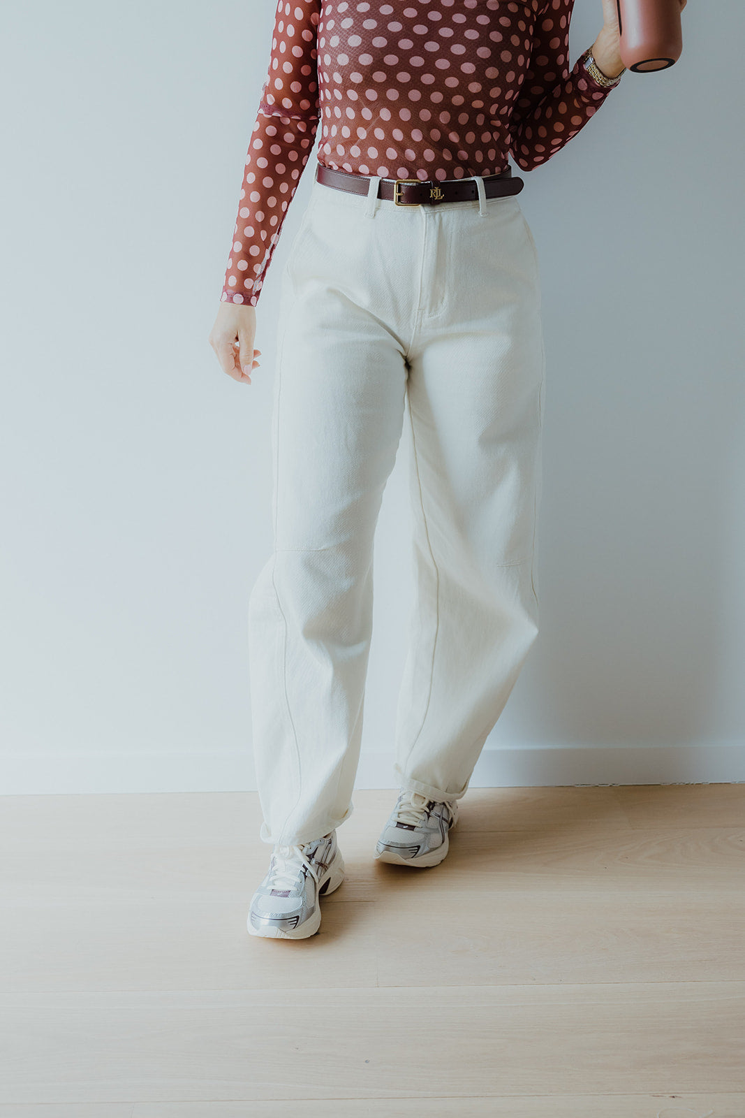 Yveline balloon jeans ecru