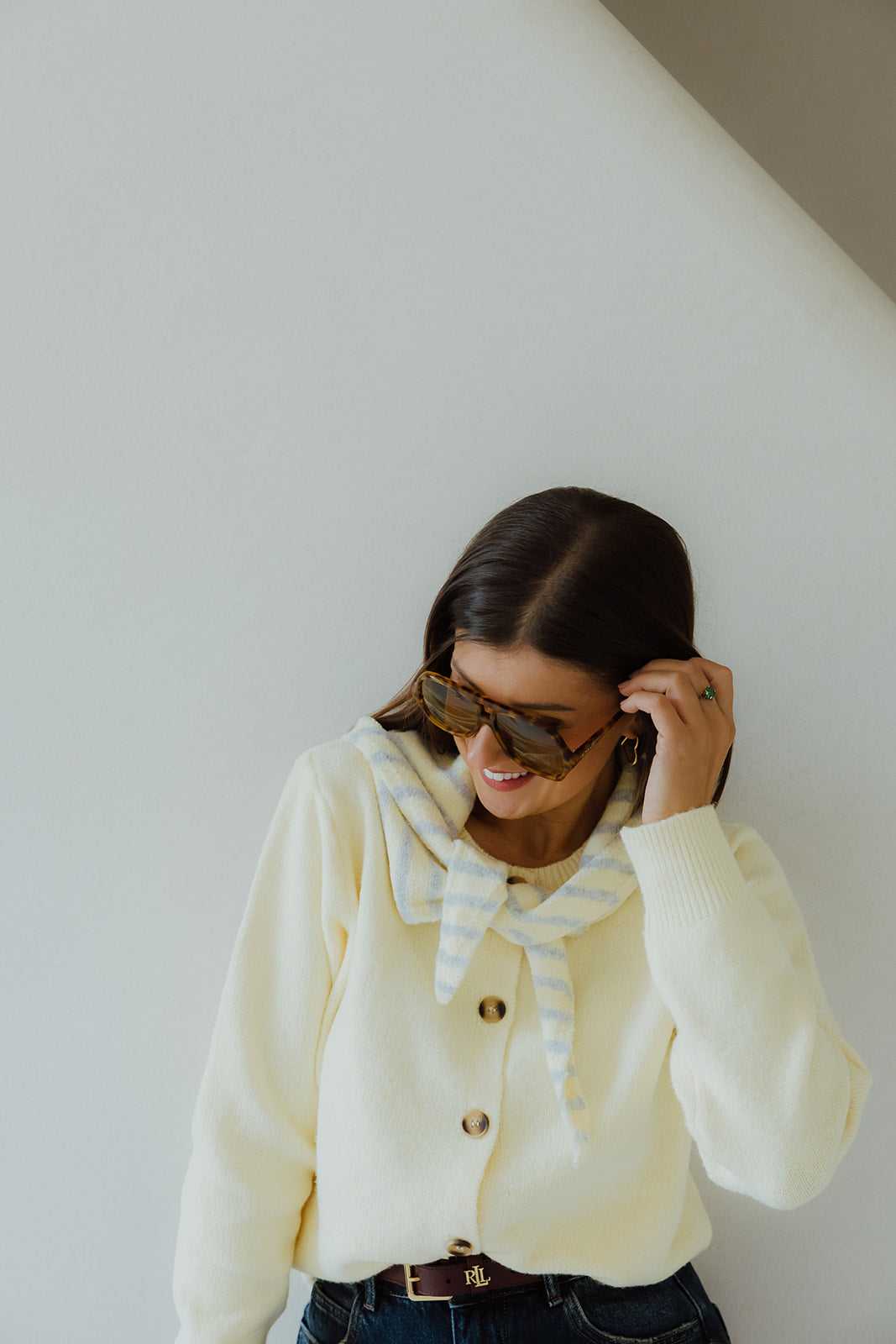 Solène cardigan + sjaaltje