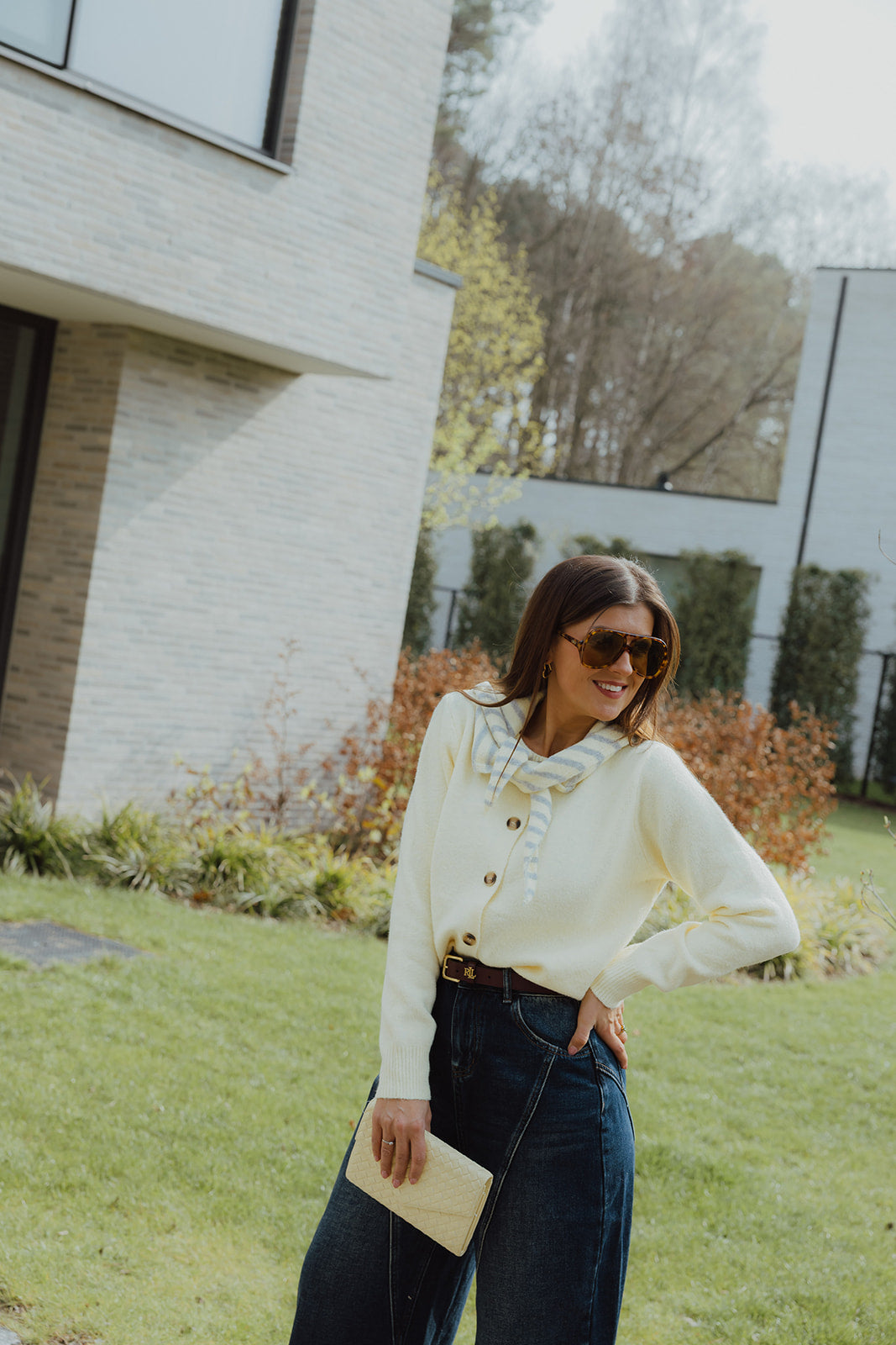 Solène cardigan + sjaaltje