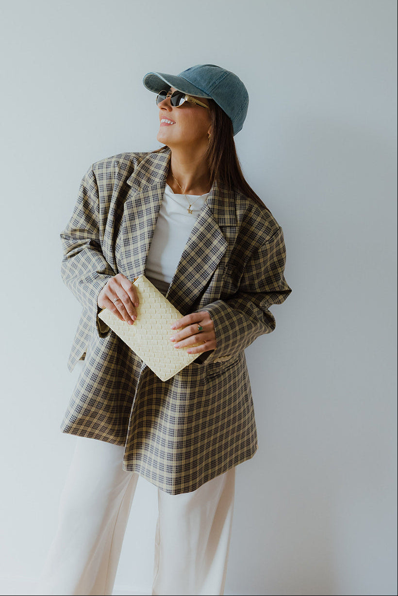 Josephine oversized blazer geel