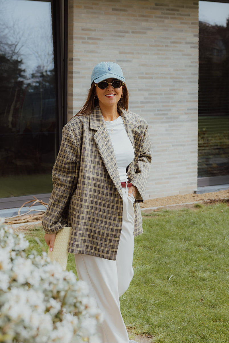 Josephine oversized blazer geel