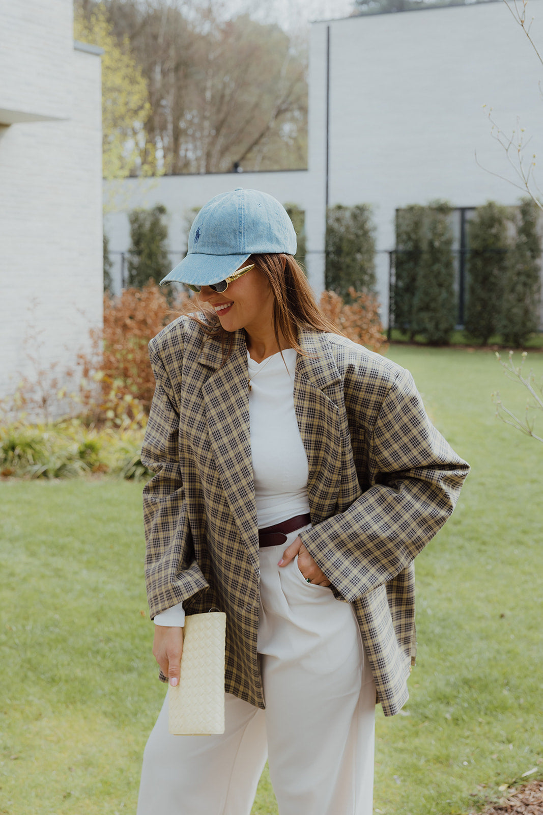 Josephine oversized blazer geel