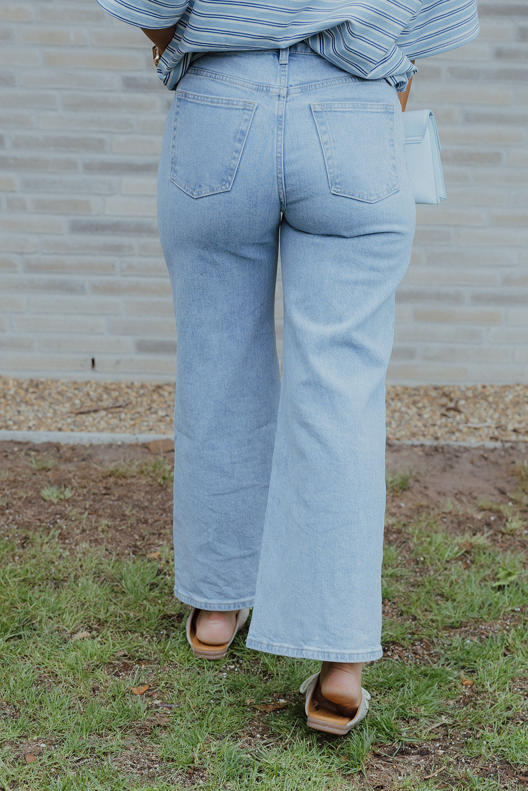 Florent cropped wide leg jeans