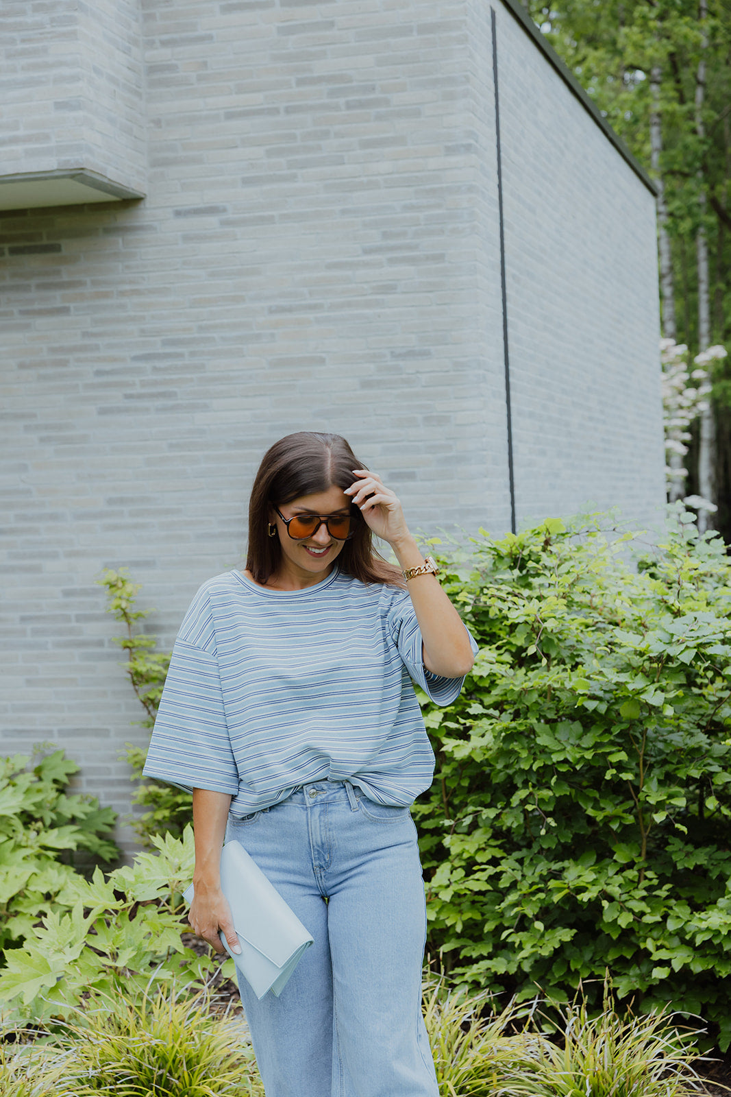 Louna t-shirt blauw