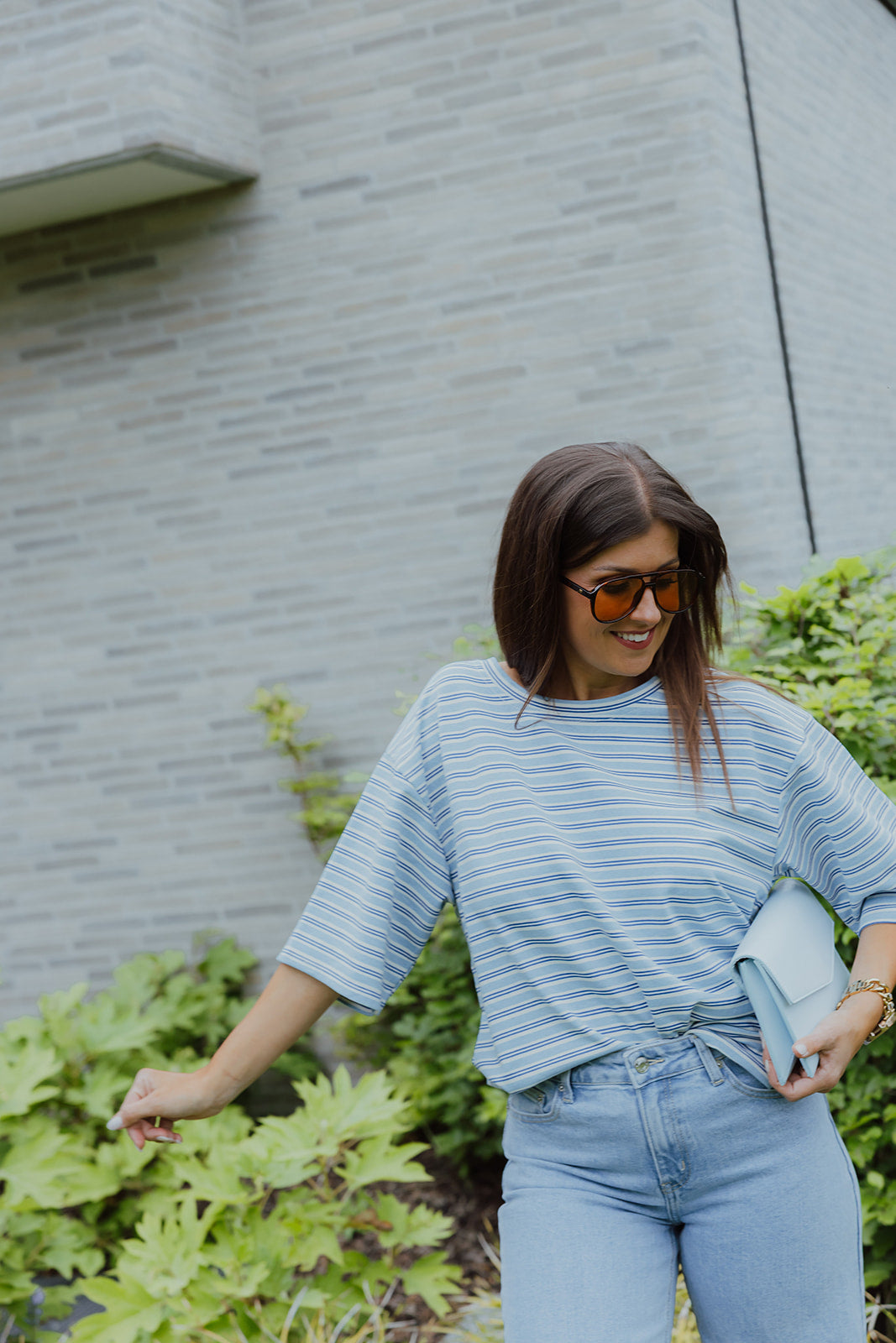 Louna t-shirt blauw