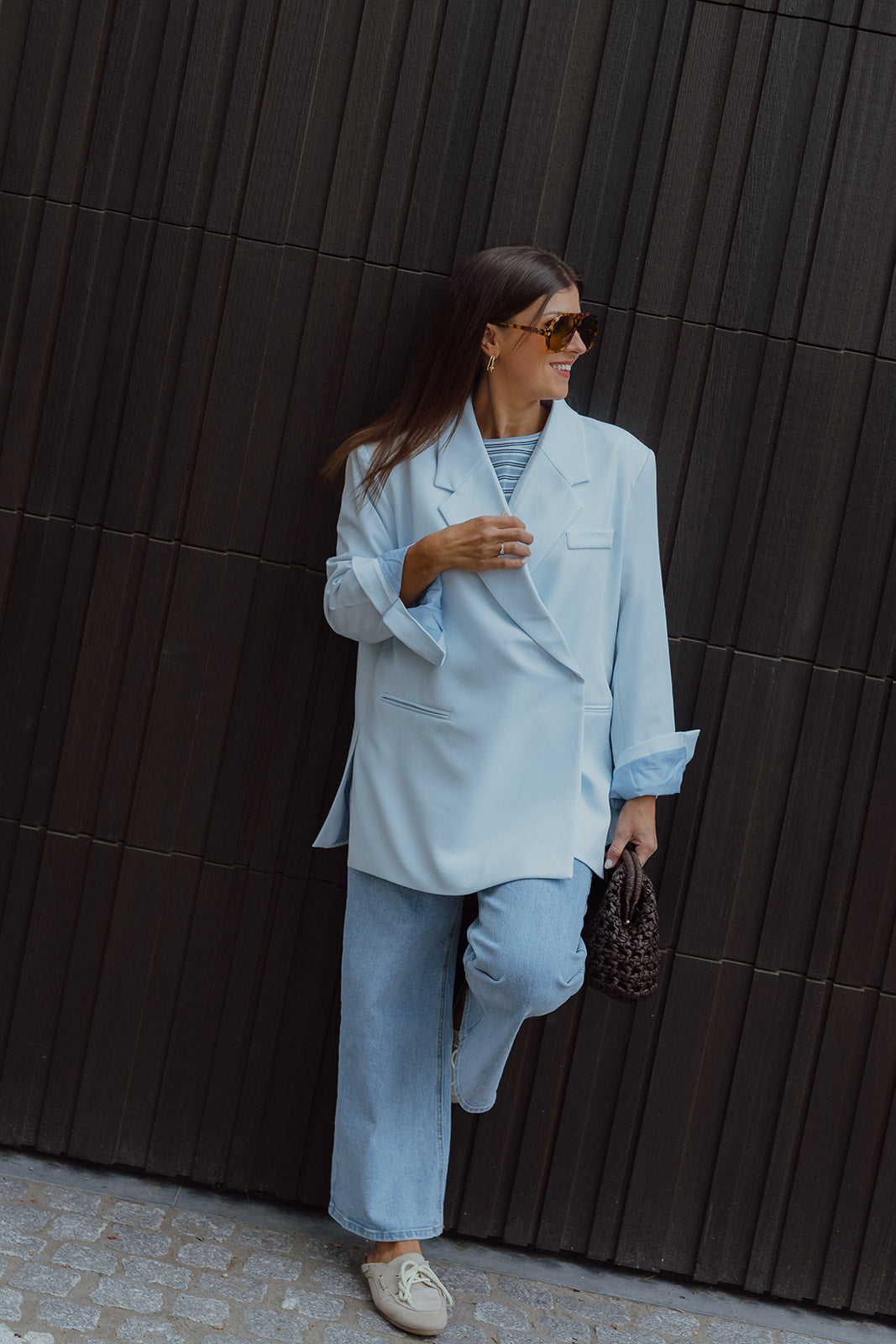 Juliette blazer lichtblauw