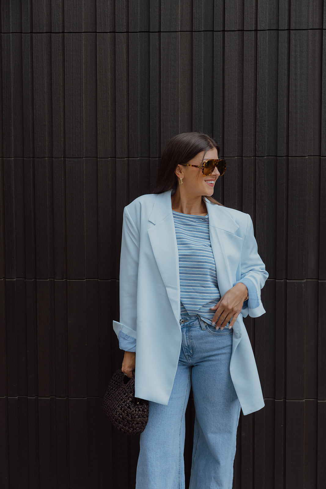 Juliette blazer lichtblauw