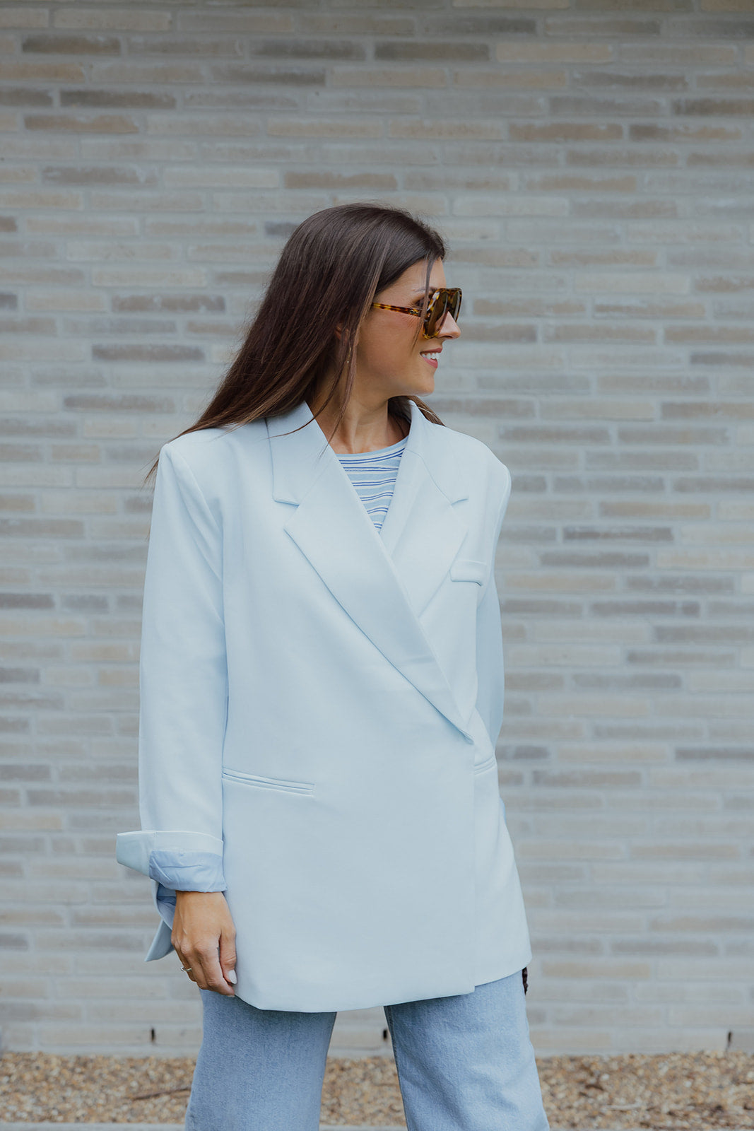 Juliette blazer lichtblauw