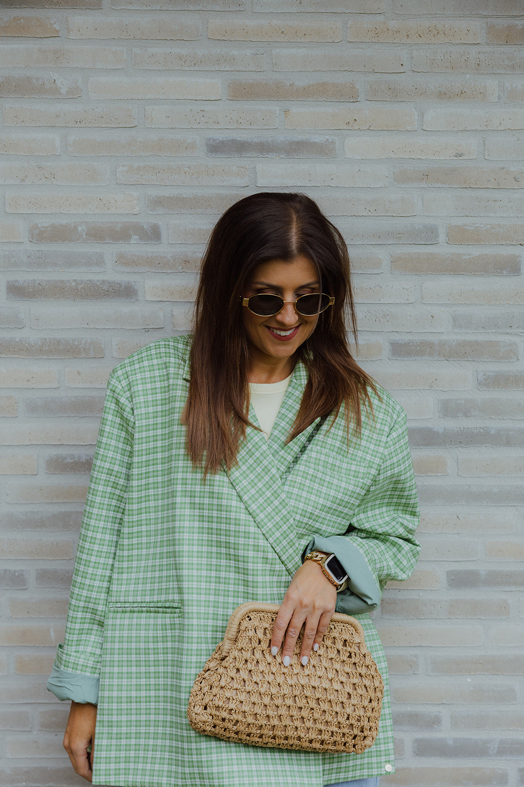Josephine oversized blazer groen