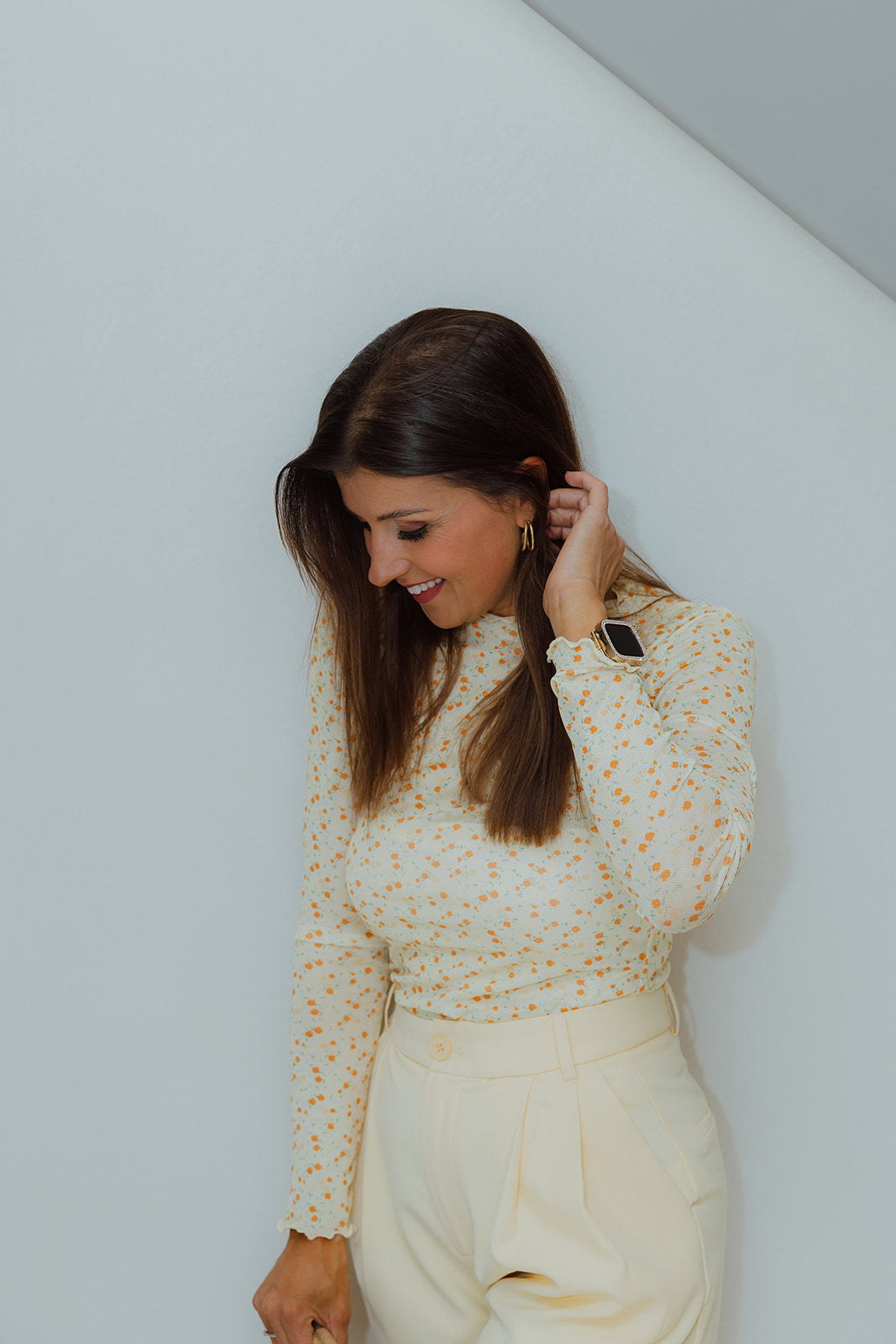 Fleurine lace top