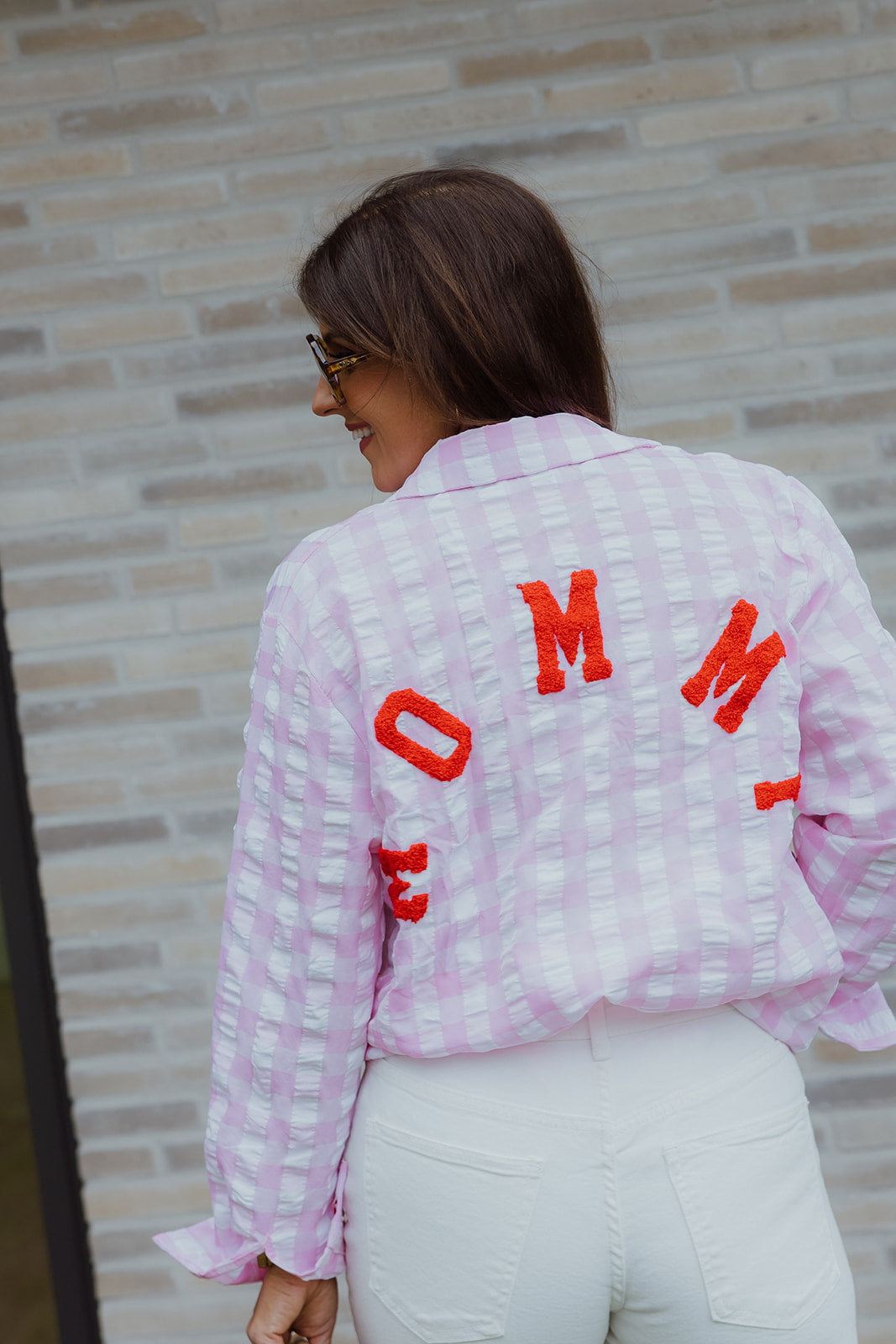 Mommy blouse roze