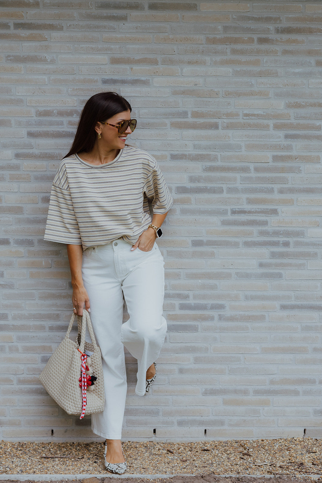Louna t-shirt beige