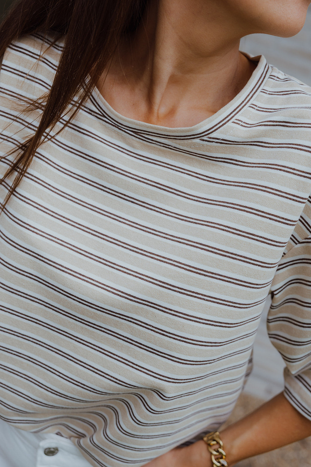 Louna t-shirt beige