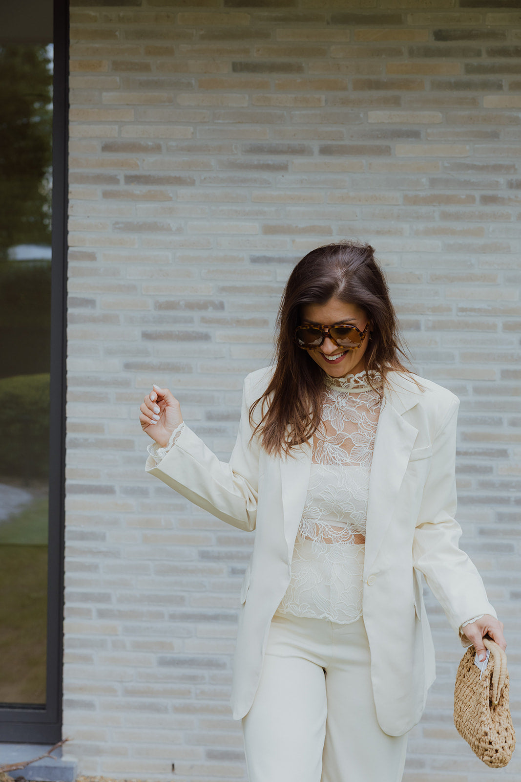 Ollie suit set beige