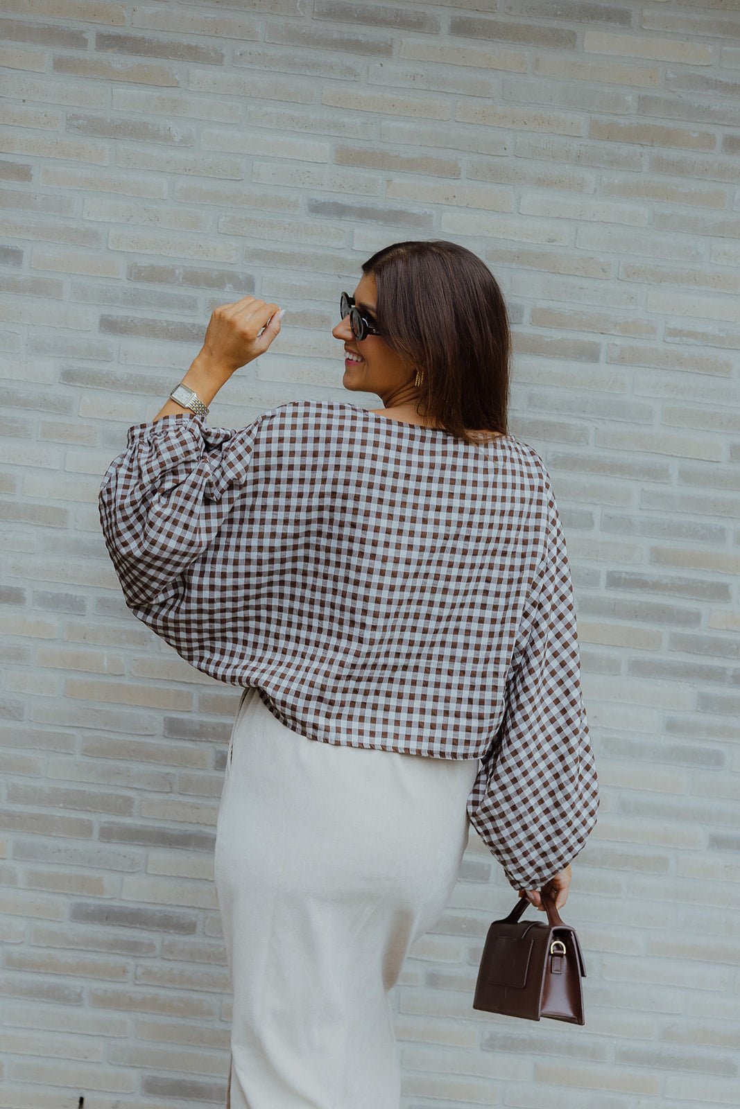 Fifi blouse choco
