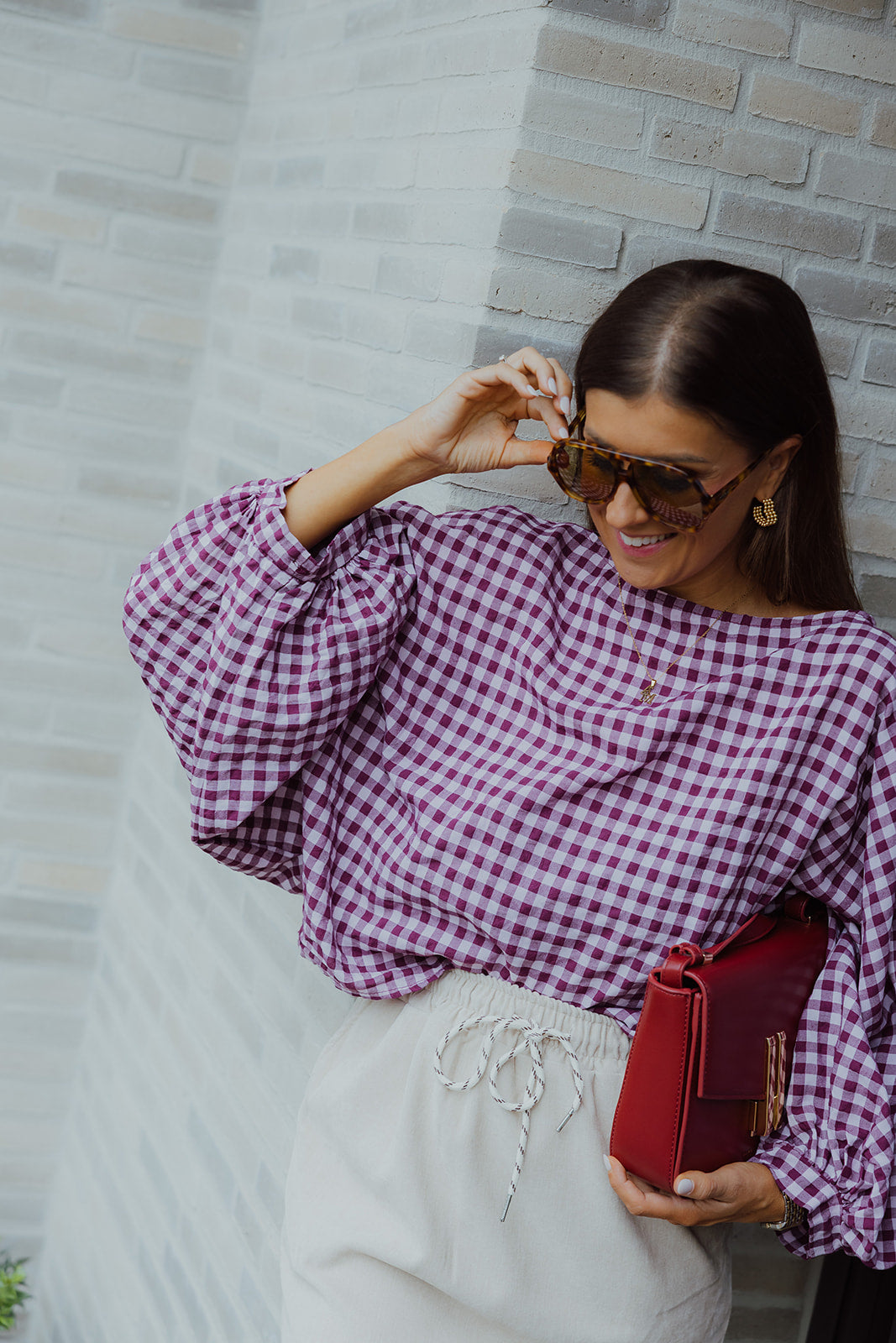 Fifi blouse violet