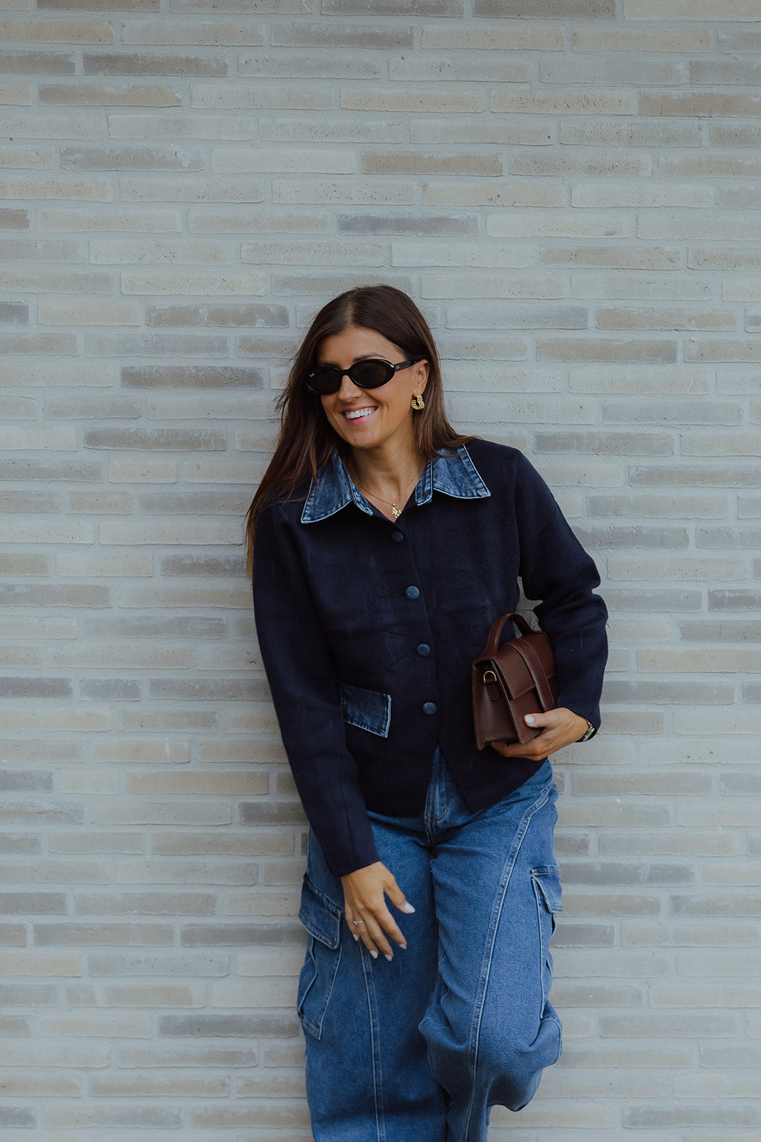 Axelle cardigan navy