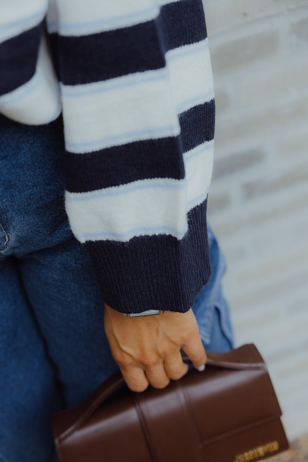 Aurele knit navy/beige