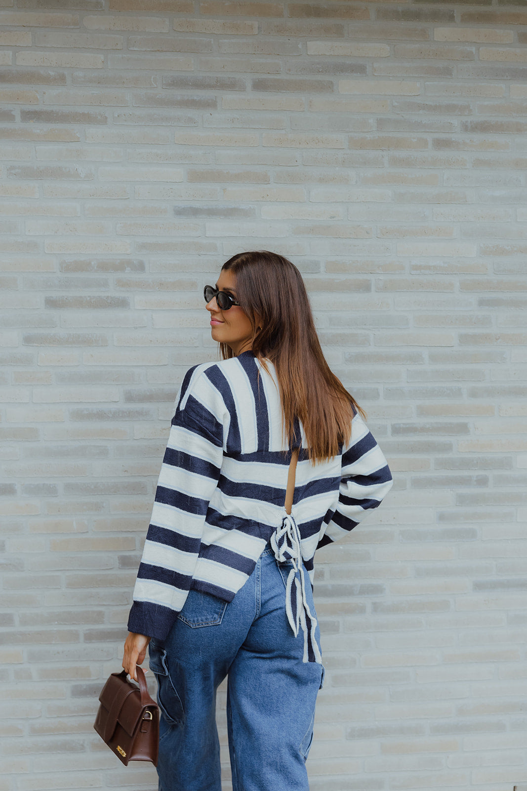 Aurele knit navy/beige