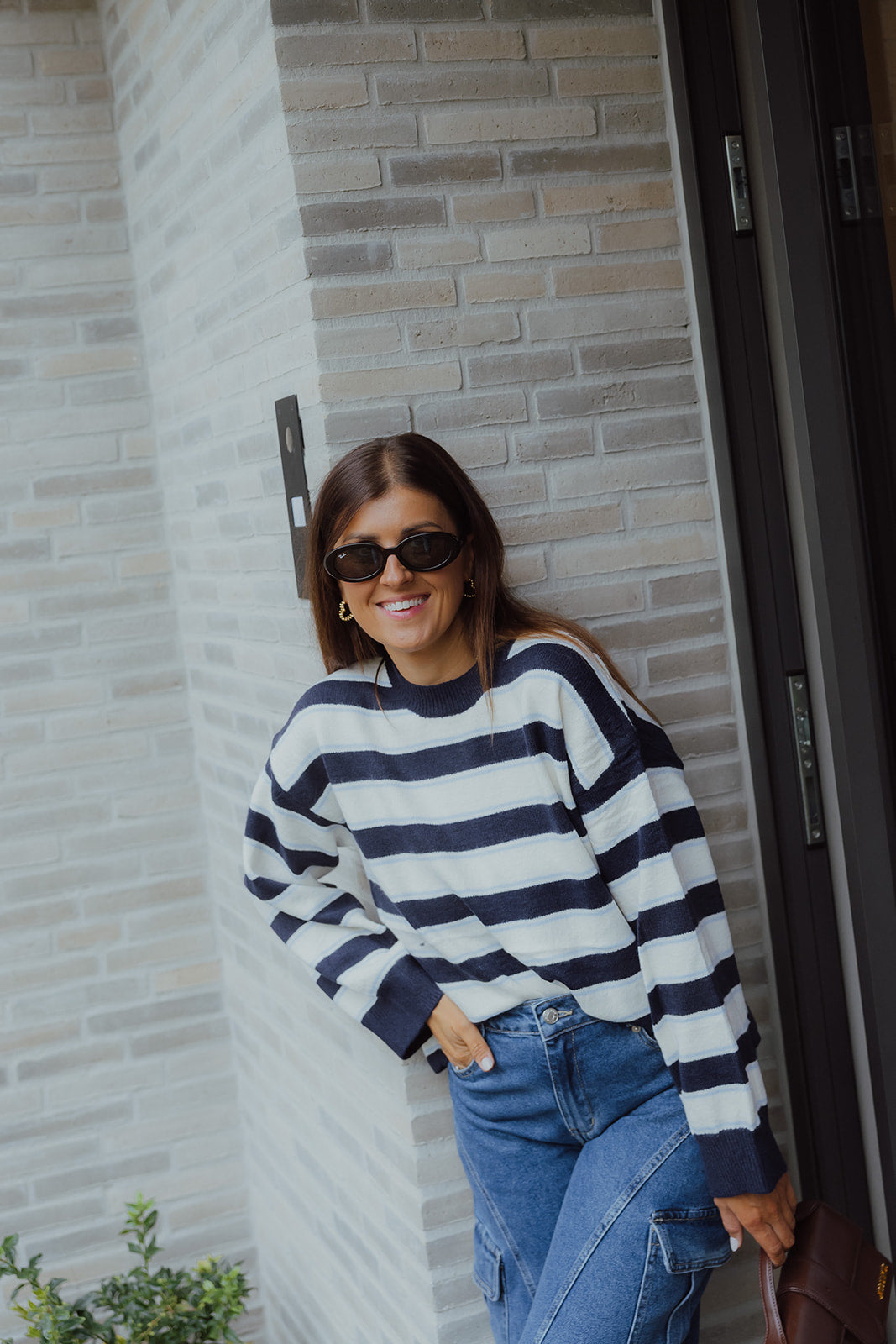 Aurele knit navy/beige