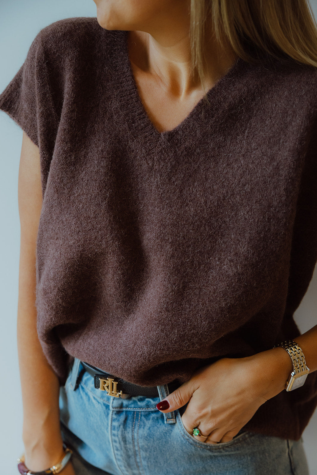 Edith knitwear choco