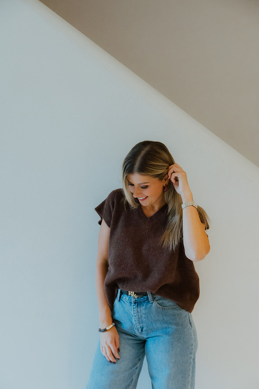 Edith knitwear choco