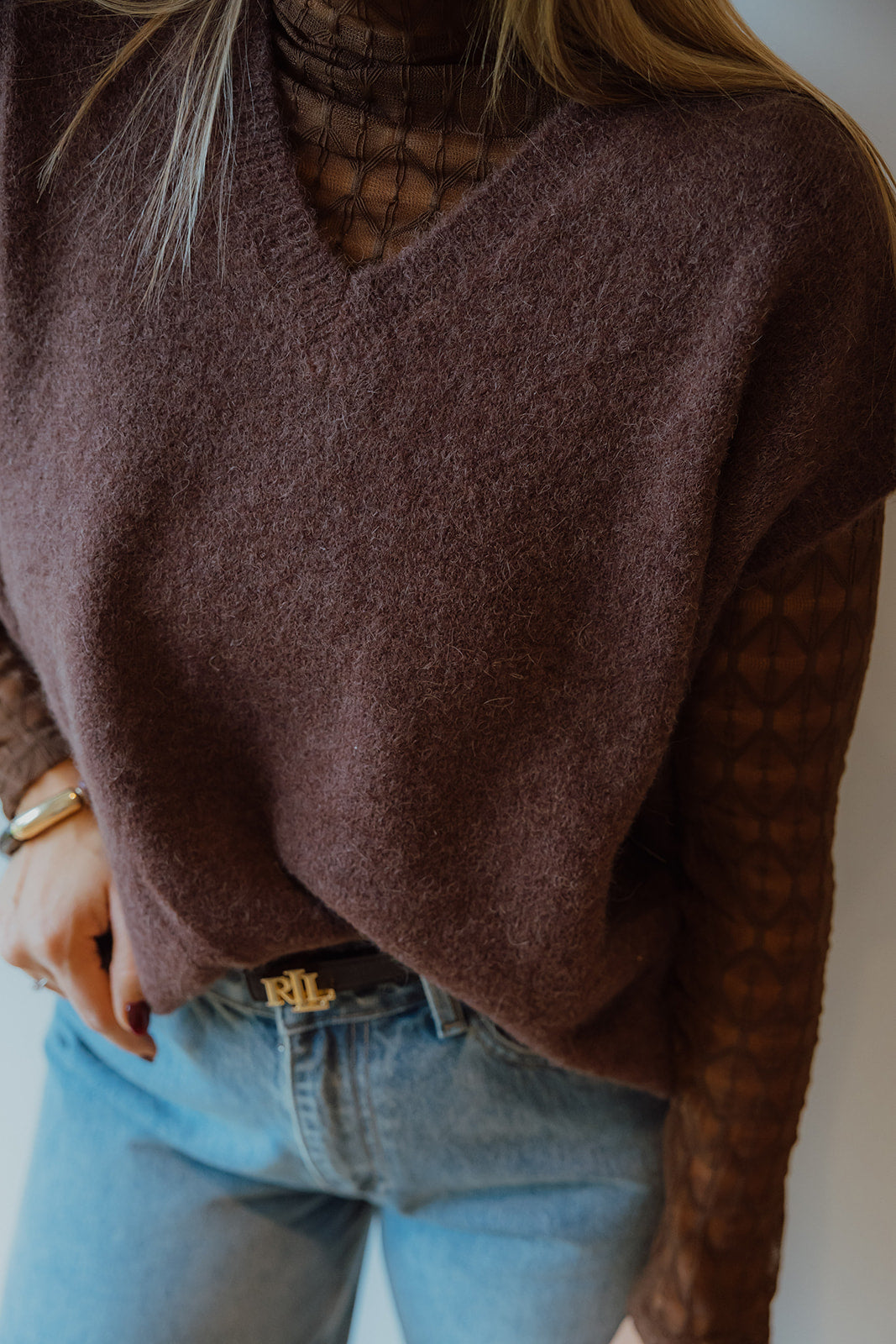 Edith knitwear choco
