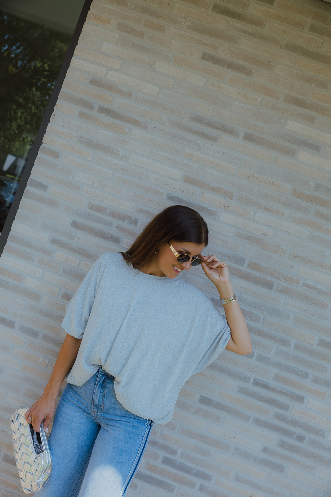 Mila t-shirt grijs