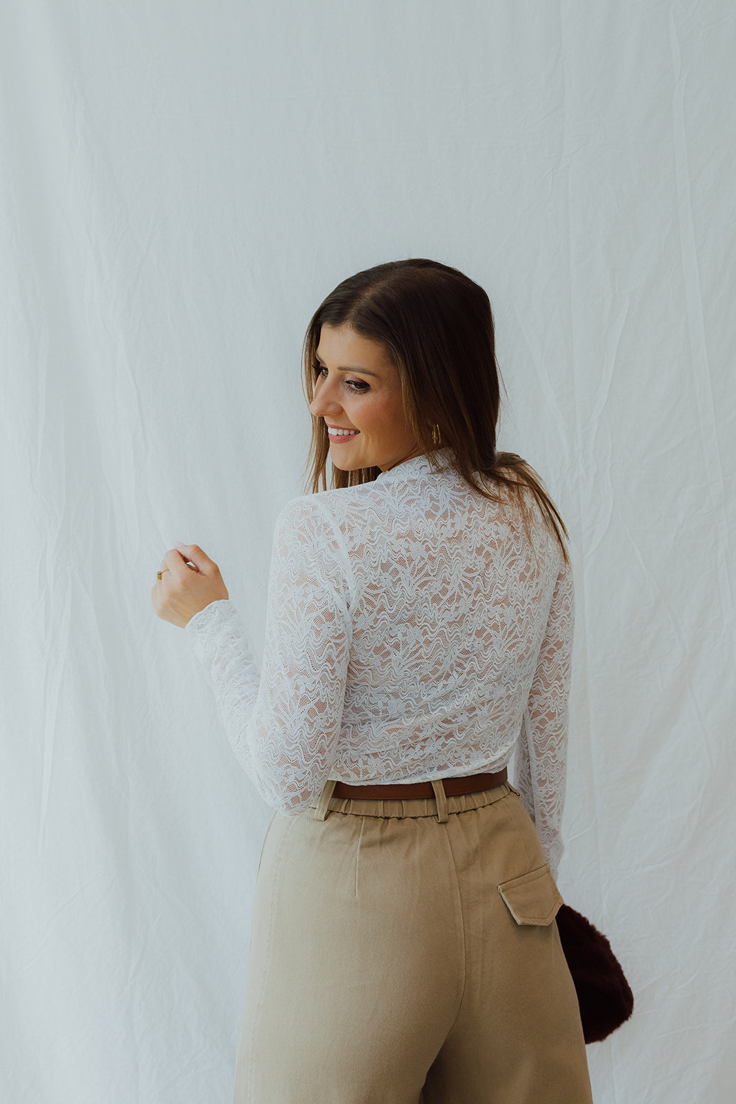 Leonie lace top