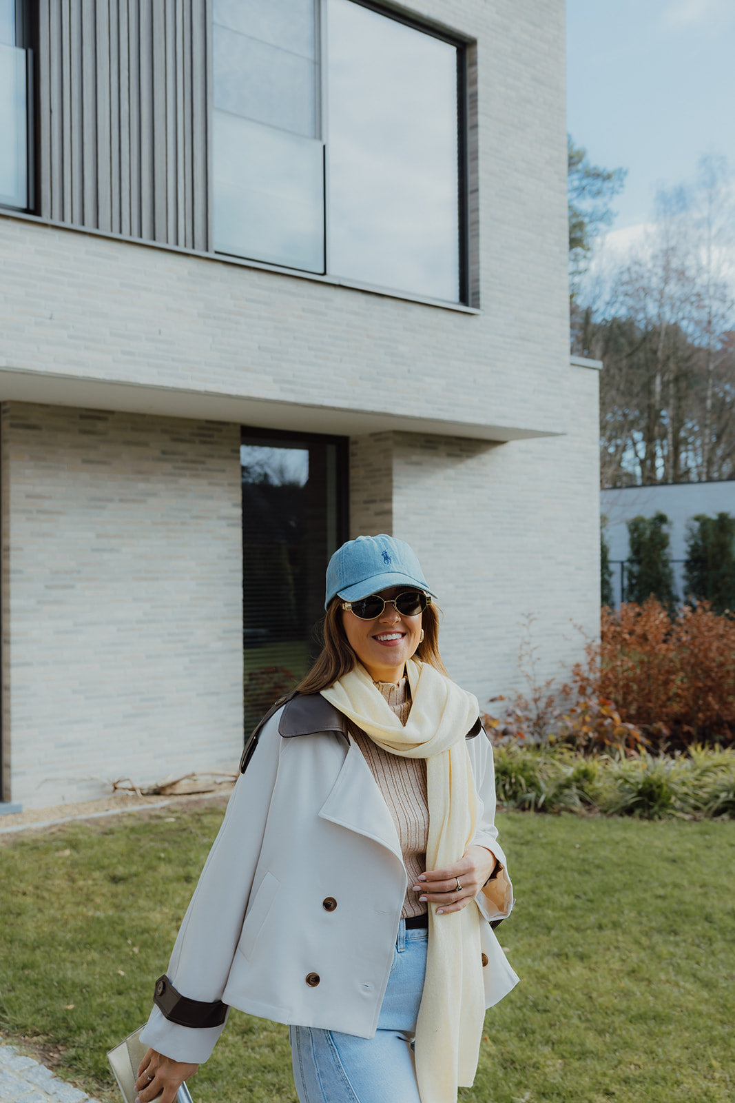Elodie sjaal butter yellow