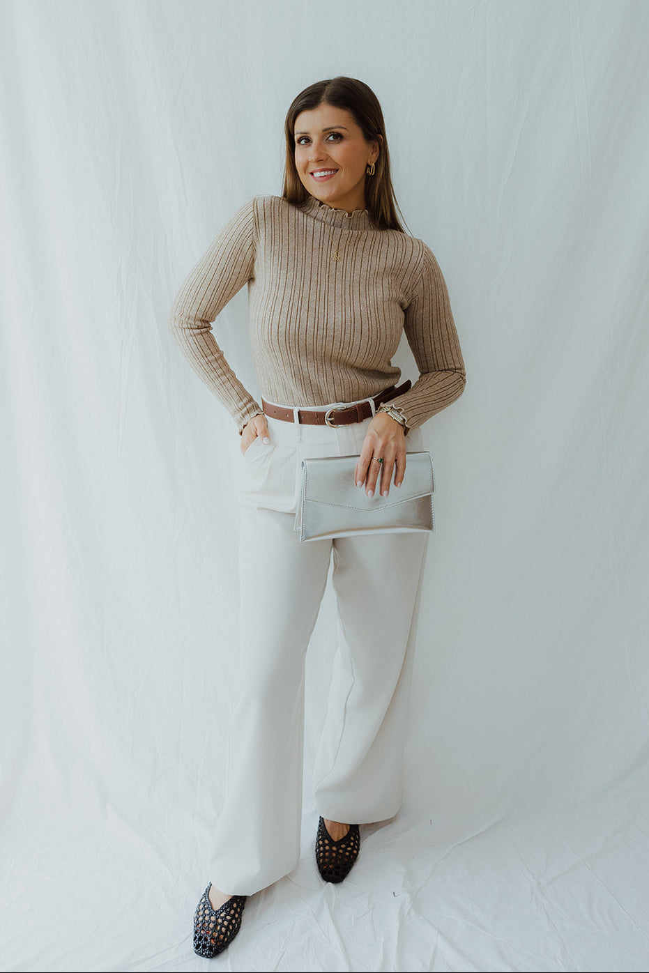 Nina pantalon crème