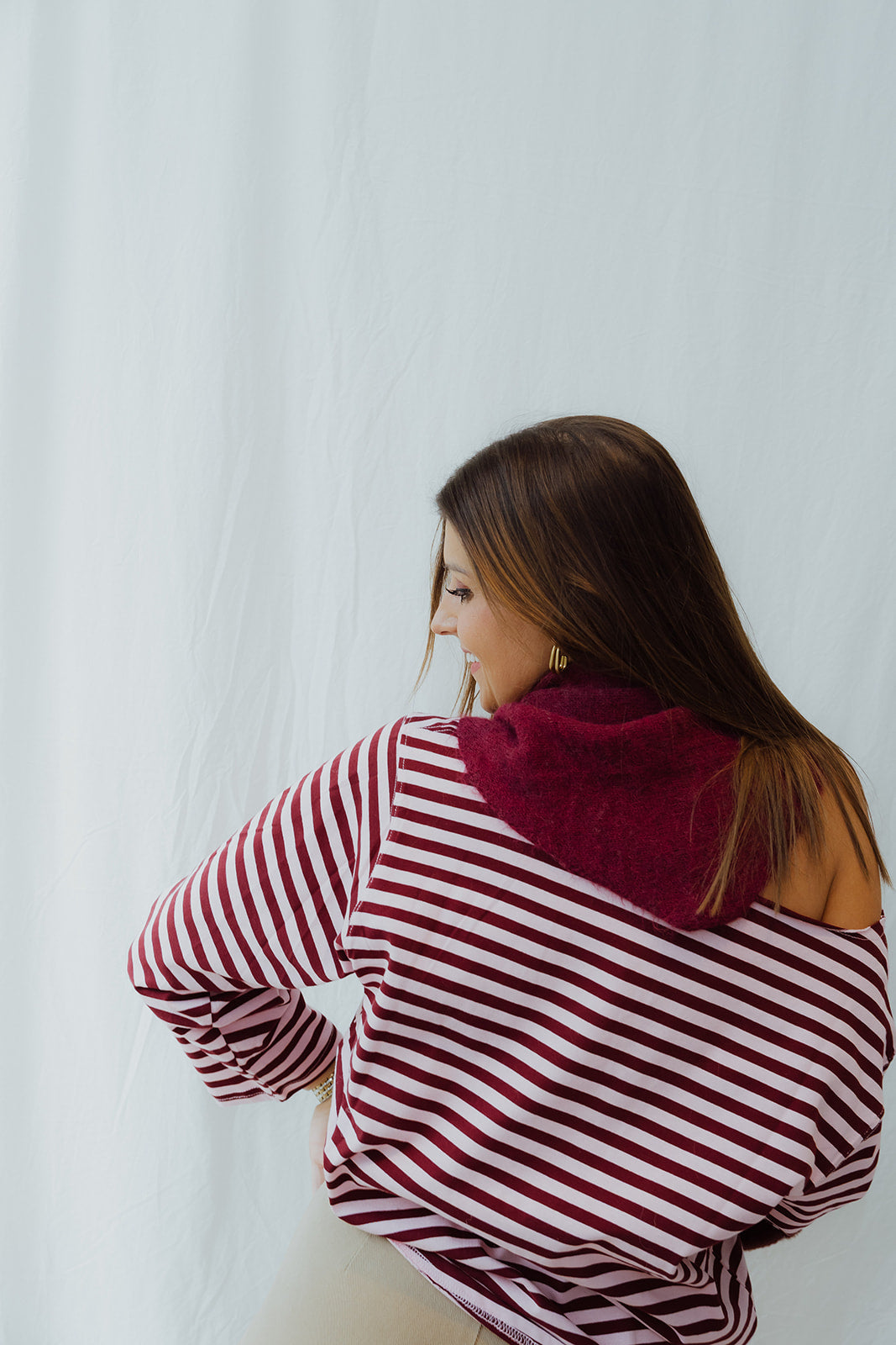 Coco sjaal bordeaux