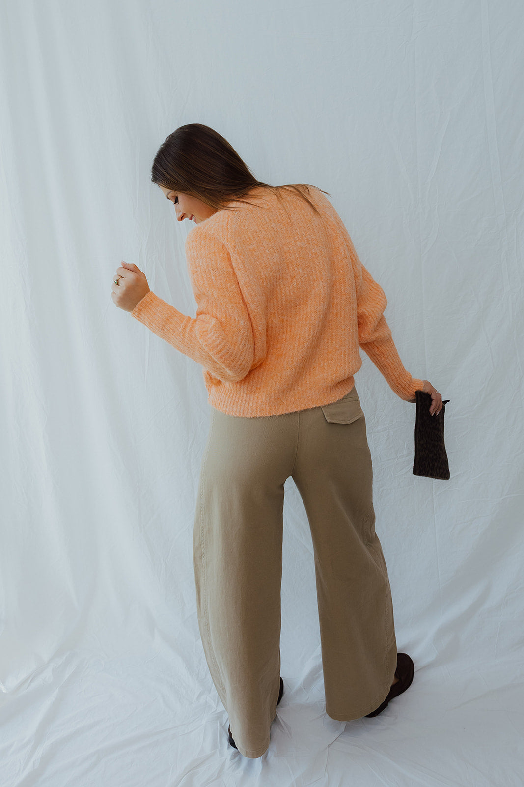 Nina balloon pantalon taupe