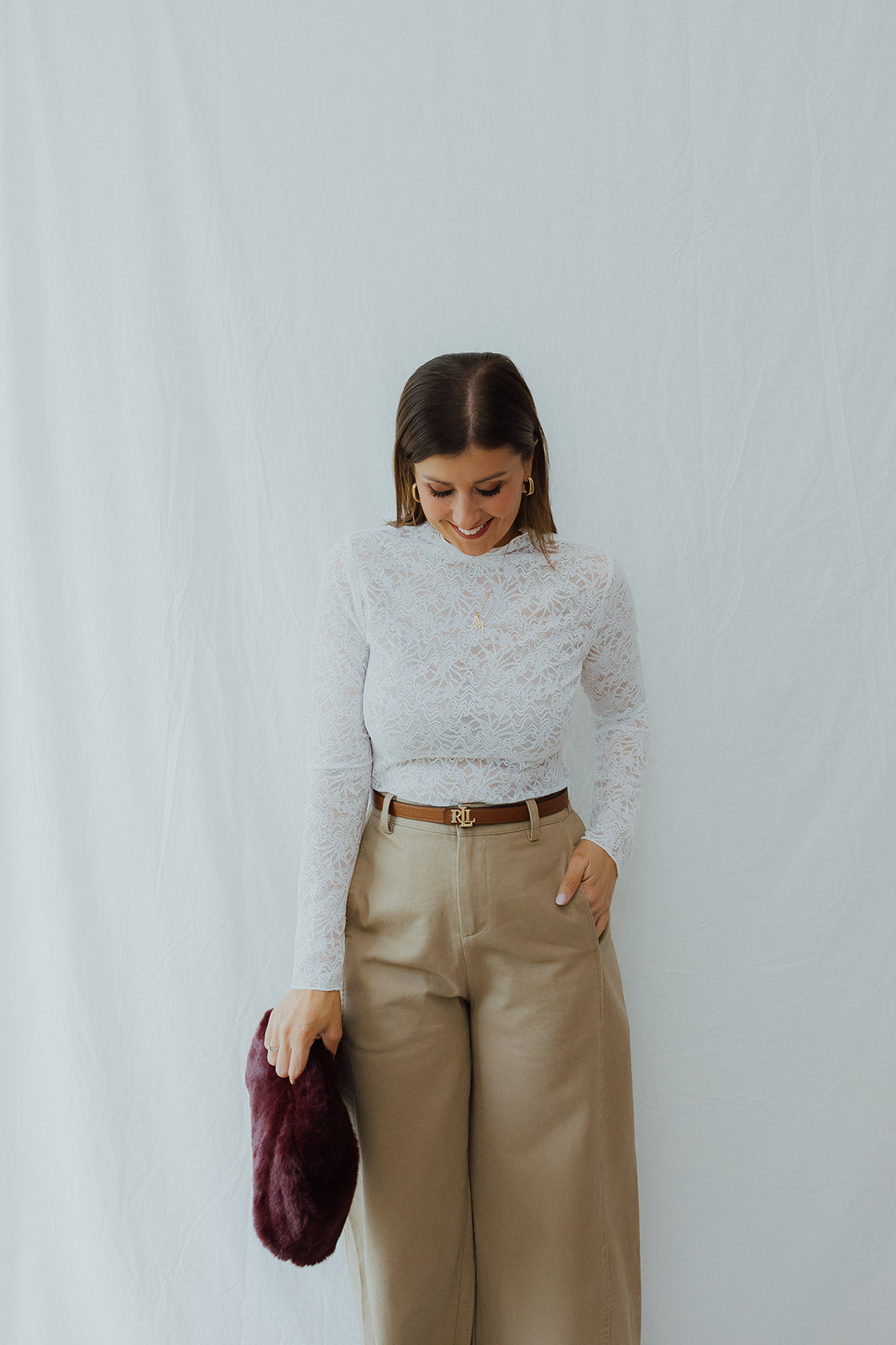 Leonie lace top