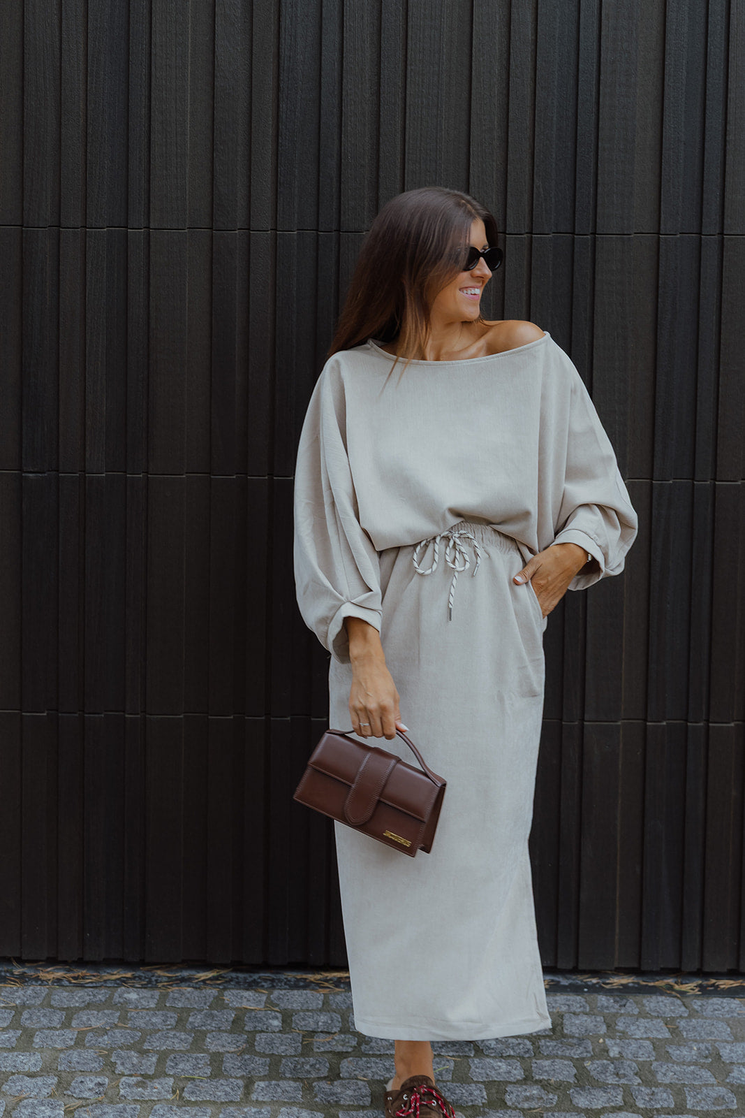 Lora jupe beige