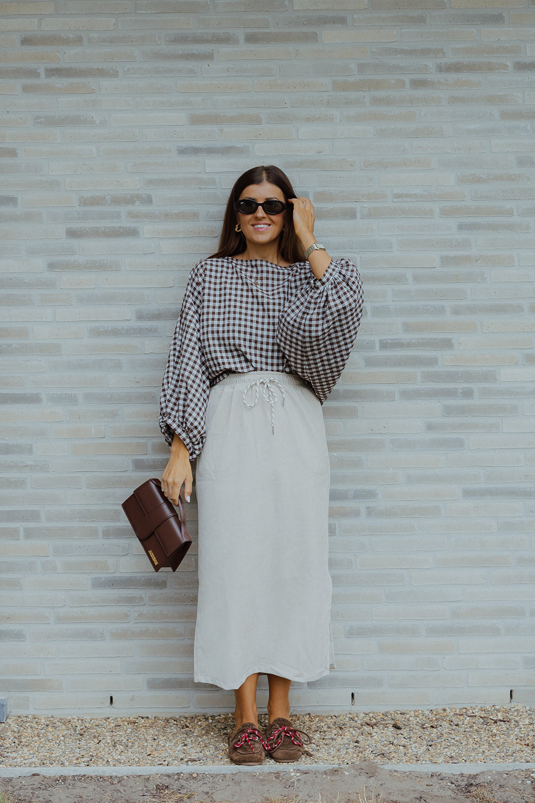 Lora jupe beige