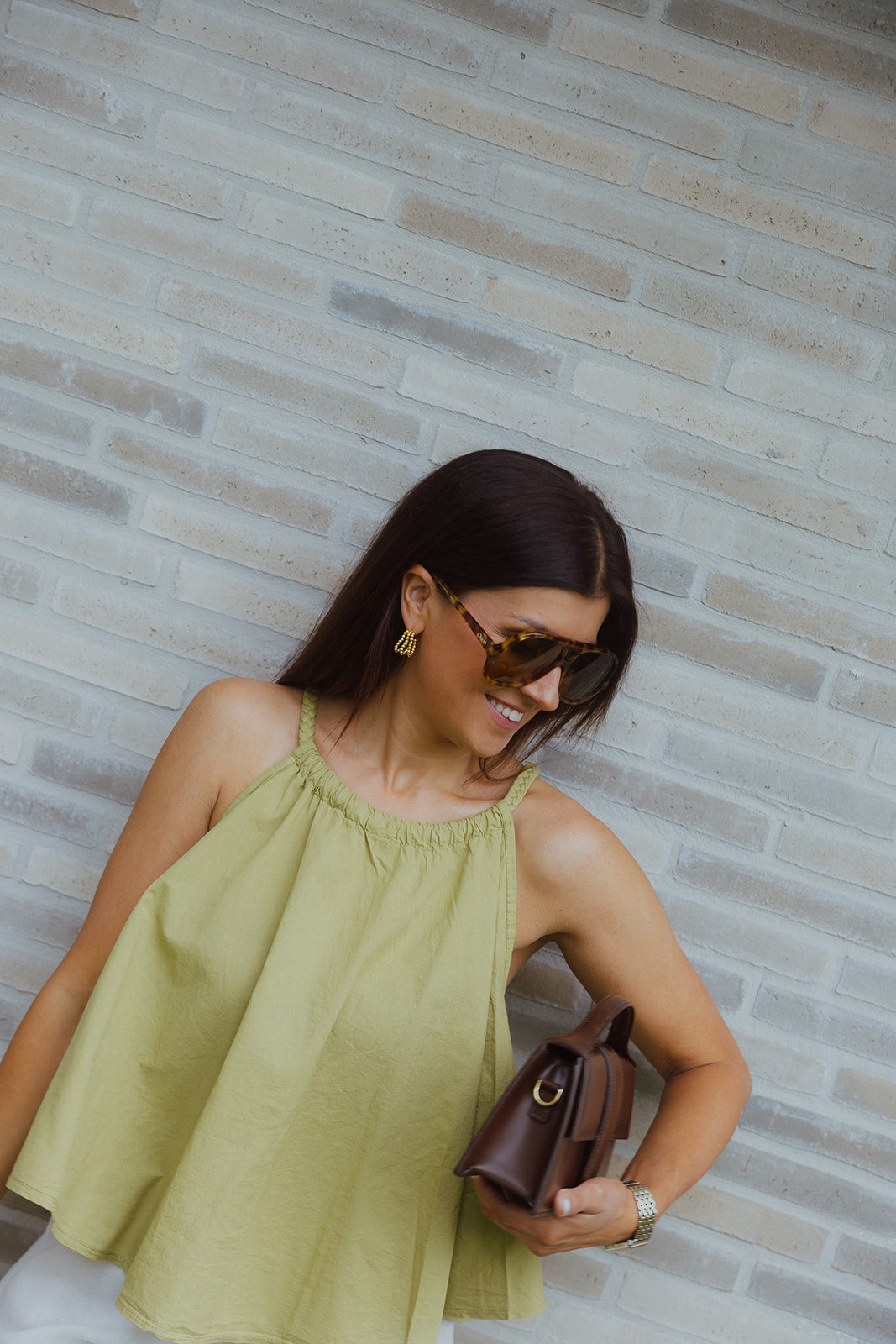 Capucine top khaki
