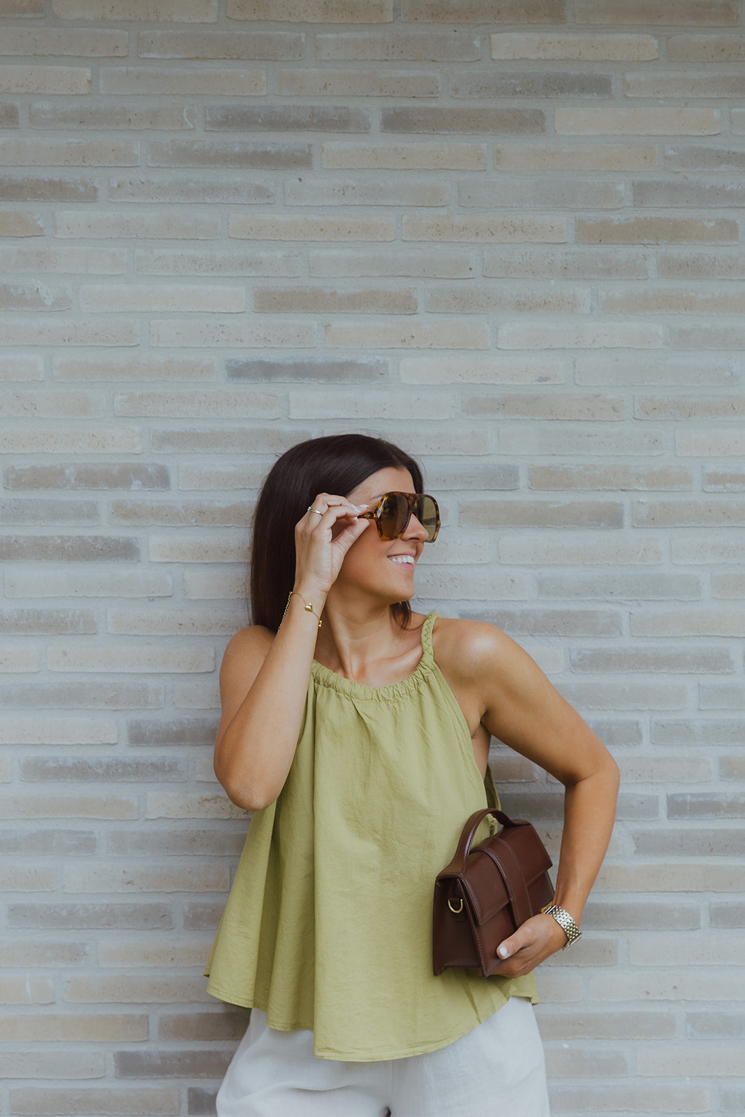 Capucine top khaki