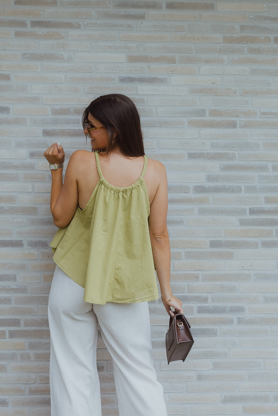Capucine top khaki