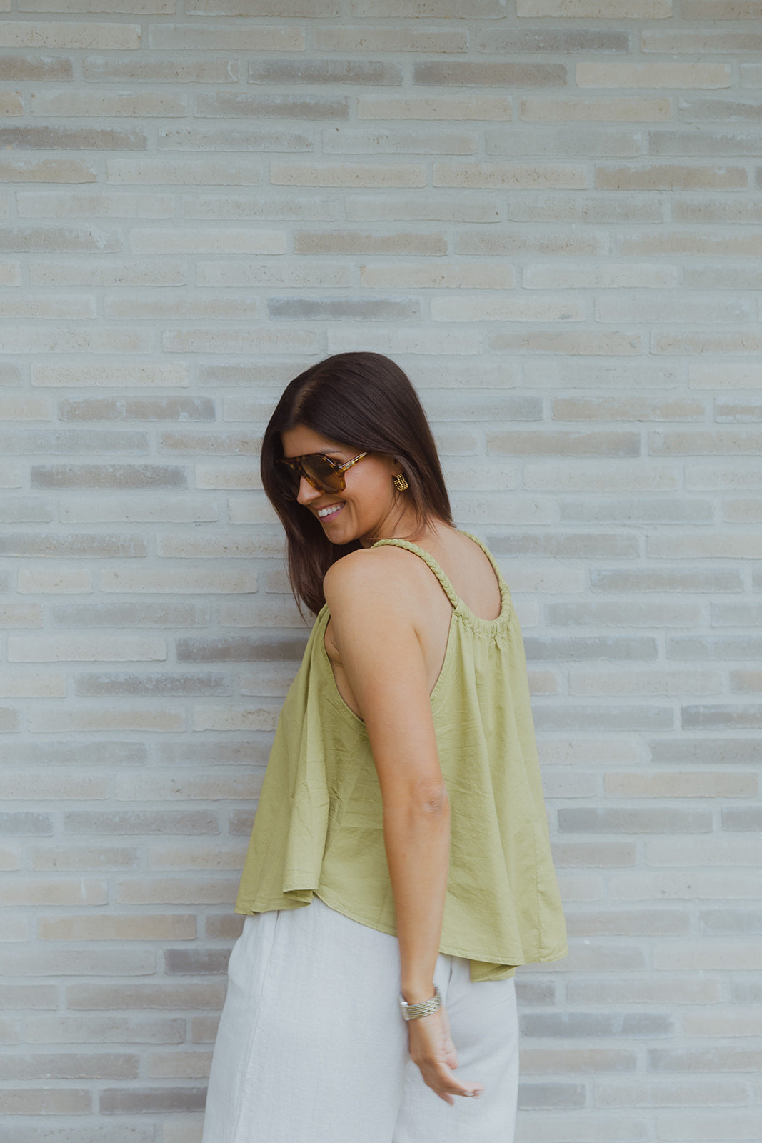 Capucine top khaki