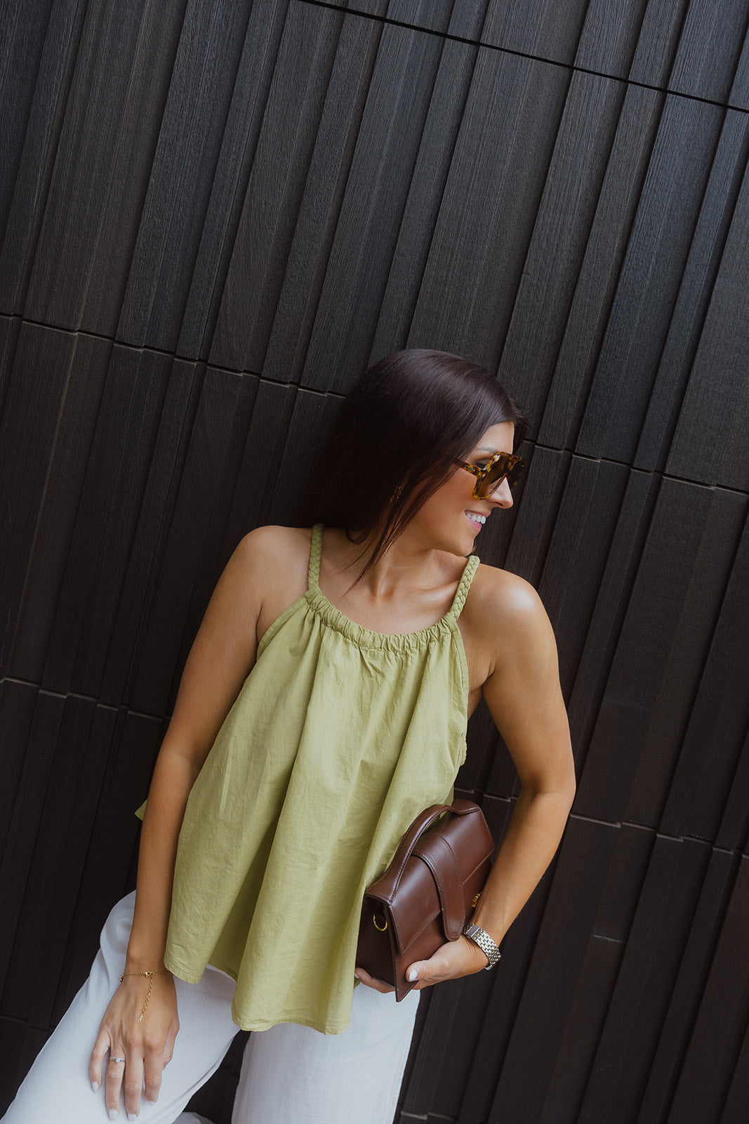 Capucine top khaki